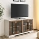 preview thumbnail 35 of 39, Middlebrook 58-inch Rustic 4-Door TV Stand