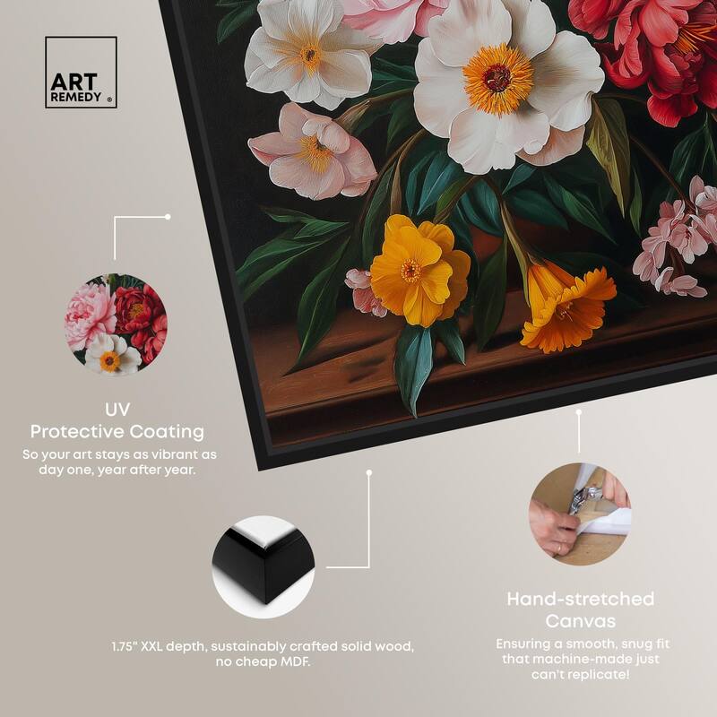 Violet Vignette II Canvas by Art Remedy