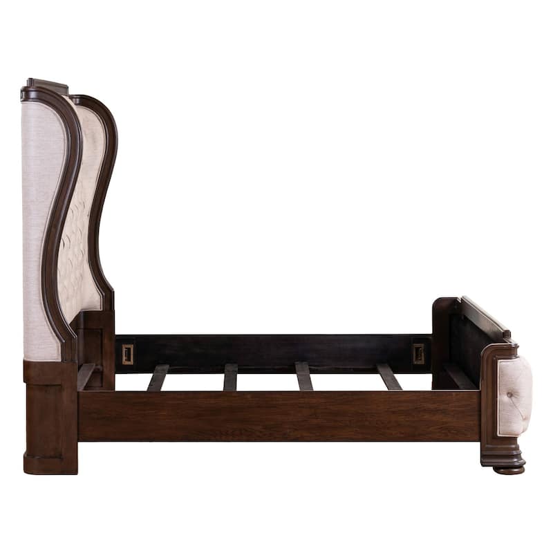 Liberty Furniture Provence Park Shelter Bed, Dresser & Mirror, Chest, Night Stand - King or Queen
