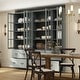 preview thumbnail 18 of 98, Modular Glass Doors Display Cabinet Combo Bookcase Home Office Pantry