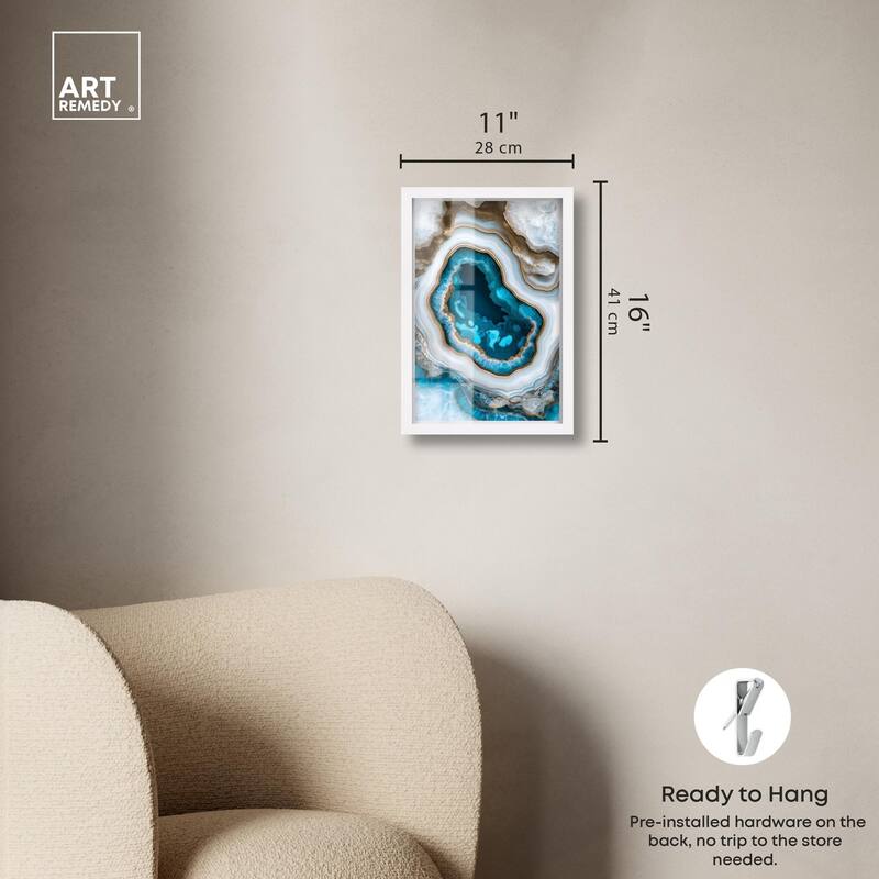 Gilded Geode Eye III Shadowbox by Art Remedy