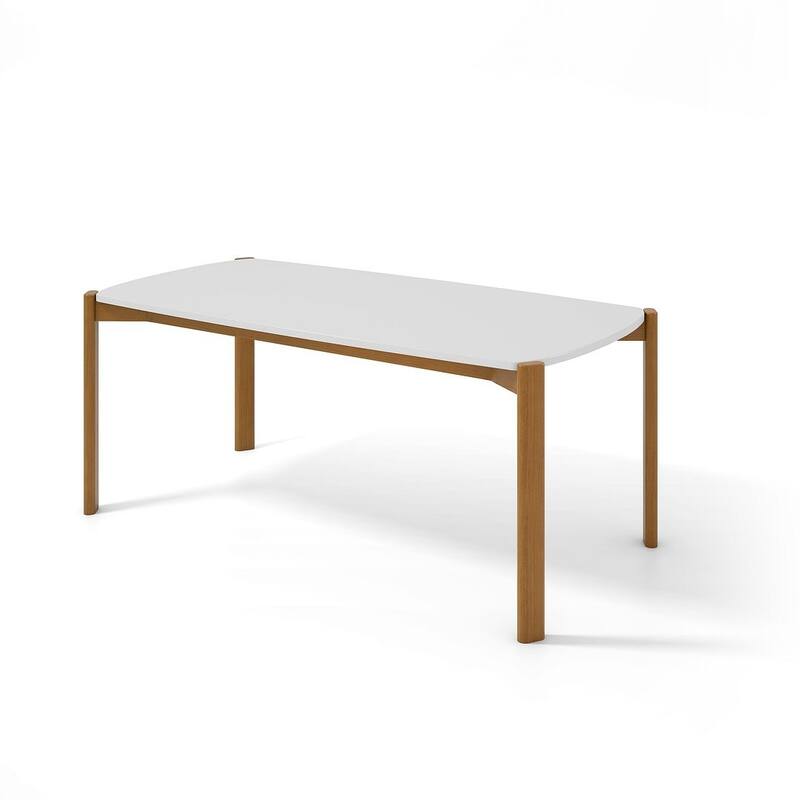 Manhattan Comfort Mid-Century Gales 70.87 Dining Table Set