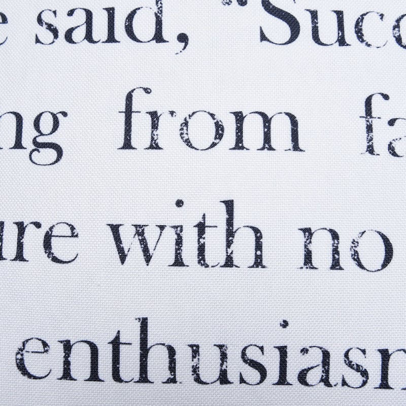 Dann Foley - Double Sided Quote Pillow