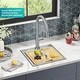 preview thumbnail 108 of 141, KRAUS Kore Workstation Drop-In Stainless Steel Kitchen Sink
