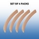 preview thumbnail 3 of 4, GSE™ Set of 4 Playing Cards Holders, 12.5" Wooden Curved Playing Card Racks for Kids, Adults and Seniors