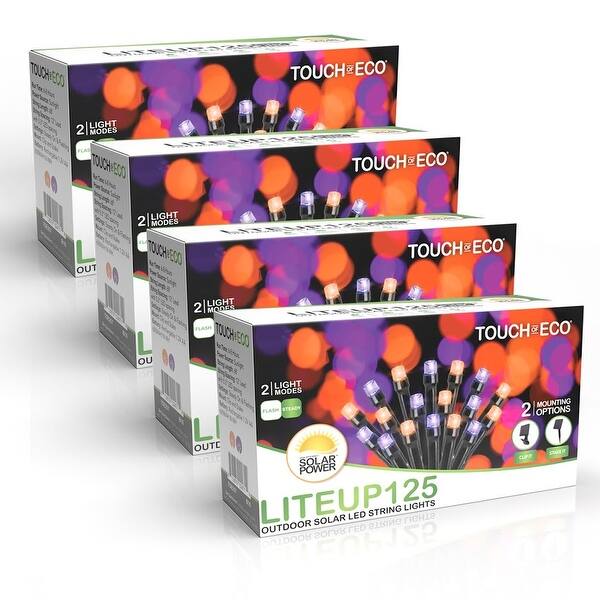 125 Solar Powered LED String Lights, 68 Feet - Multi-Colored 125 Solar Powered LED String Lights, 68 Feet - Multi-Colored