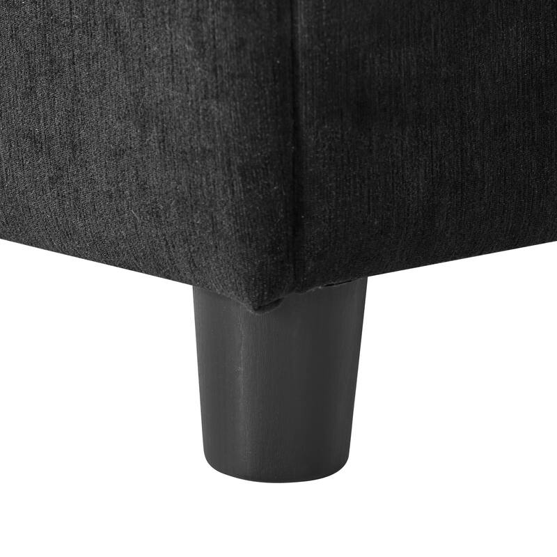 Modern Oversized Chaise Lounge Sofa for Living Room, 65.25" Cloud Sleeper Sofa Plush Faux Fur Sofa Couch with 2 Pillows