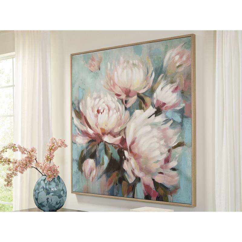 Signature Design by Ashley Parryville Blue/Pink Wall Art