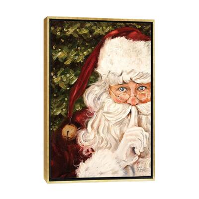 iCanvas "Secret Santa" by Patricia Pinto Framed Canvas Print
