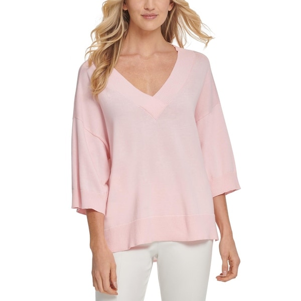 Light pink pullover sweater clearance