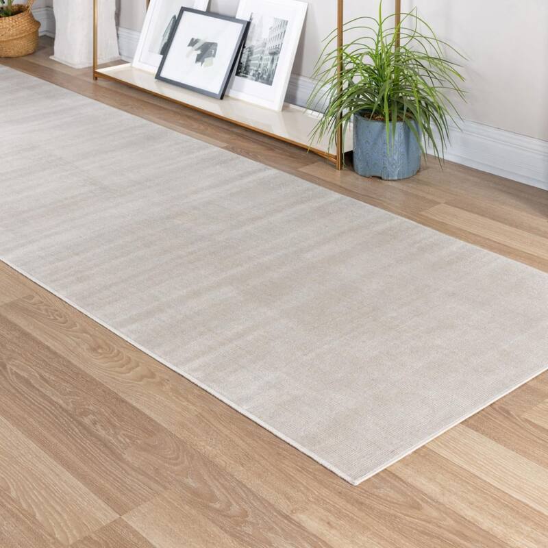 Traditional Yhogarc Collection Area Rug - Beige - 2'9"x9'10"