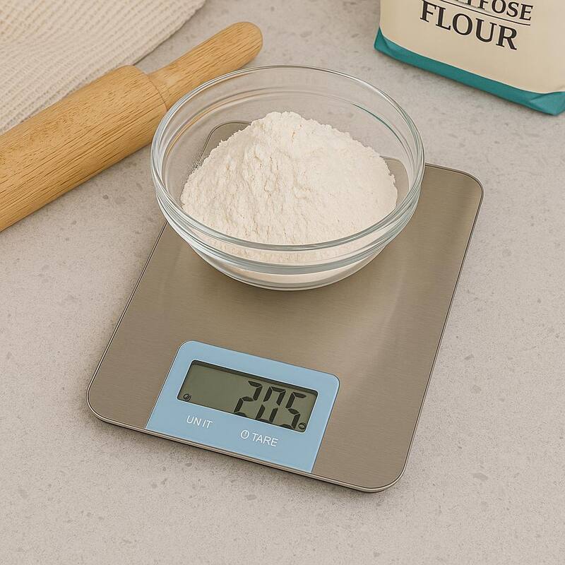 Creative Home Stainless Steel Digital Kitchen Scale with LCD Display