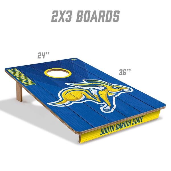 South Dakota State Jackrabbits NCAA Tailgate Cornhole Board Set
