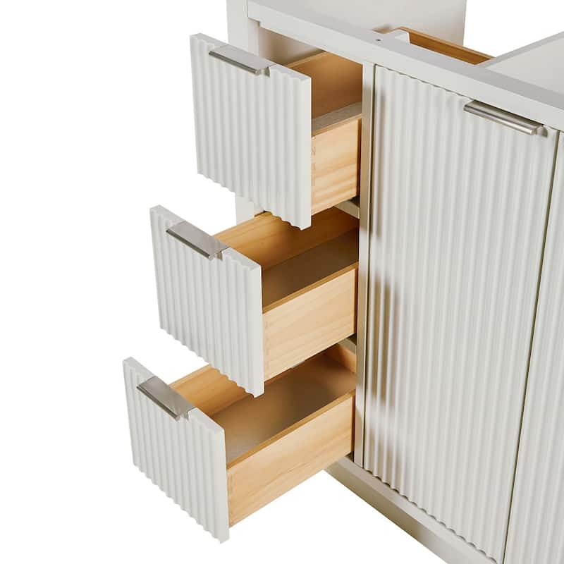 Ariel P48-BC Milan 48" Single Free Standing Vanity Cabinet