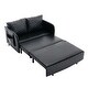 preview thumbnail 32 of 70, Velvet Loveseat Couch with Pull Out Bed Convertible Sleeper Sofa Bed