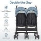 preview thumbnail 8 of 18, Dream On Me Twin Venture Umbrella Stroller