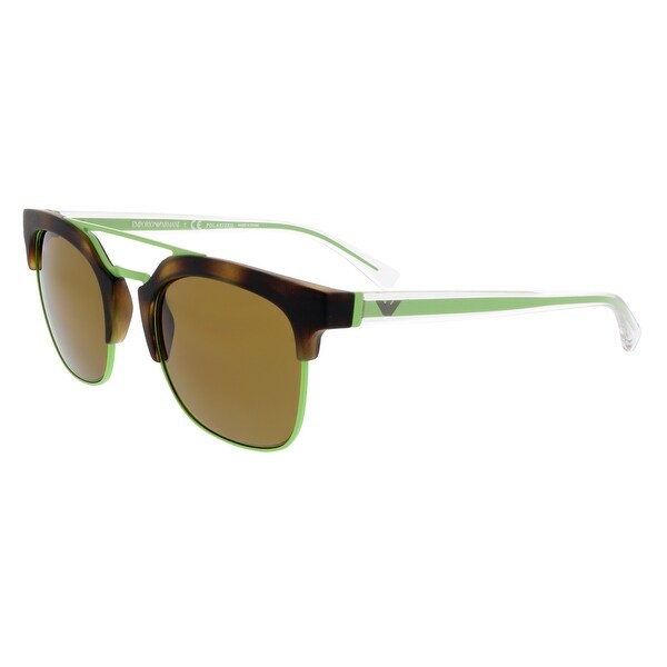 emporio armani green sunglasses