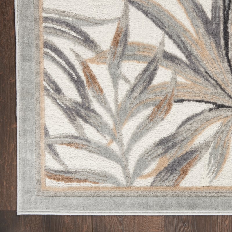 Nourison Seaside Tropical Modern Textured Indoor Rug