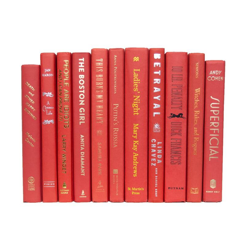 Books Red Decorative Accessories: Gala ColorPak