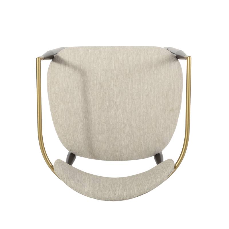 Modern Set of 2 Bar Stools with Armrests, Backrest, High-Density Foam Seat, Metal Legs for Bar Dining Room Living Room
