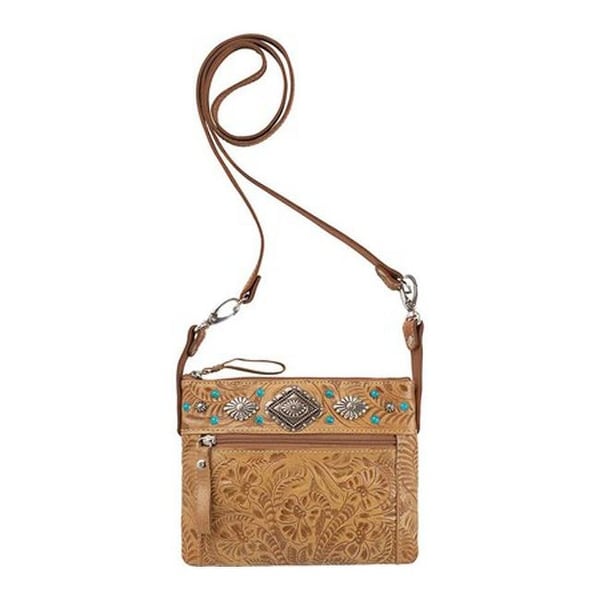 tan hip bag