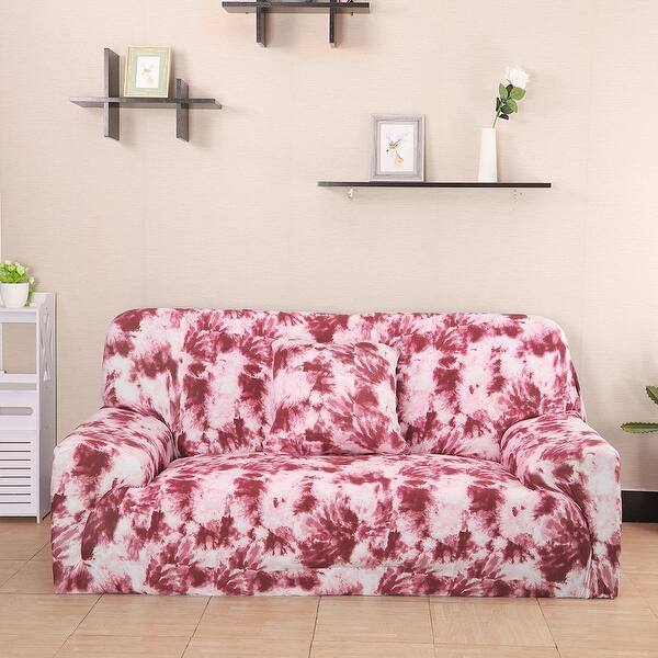 Shop Soft Floral Stretch Sofa Couch Cover Slipcovers Protector