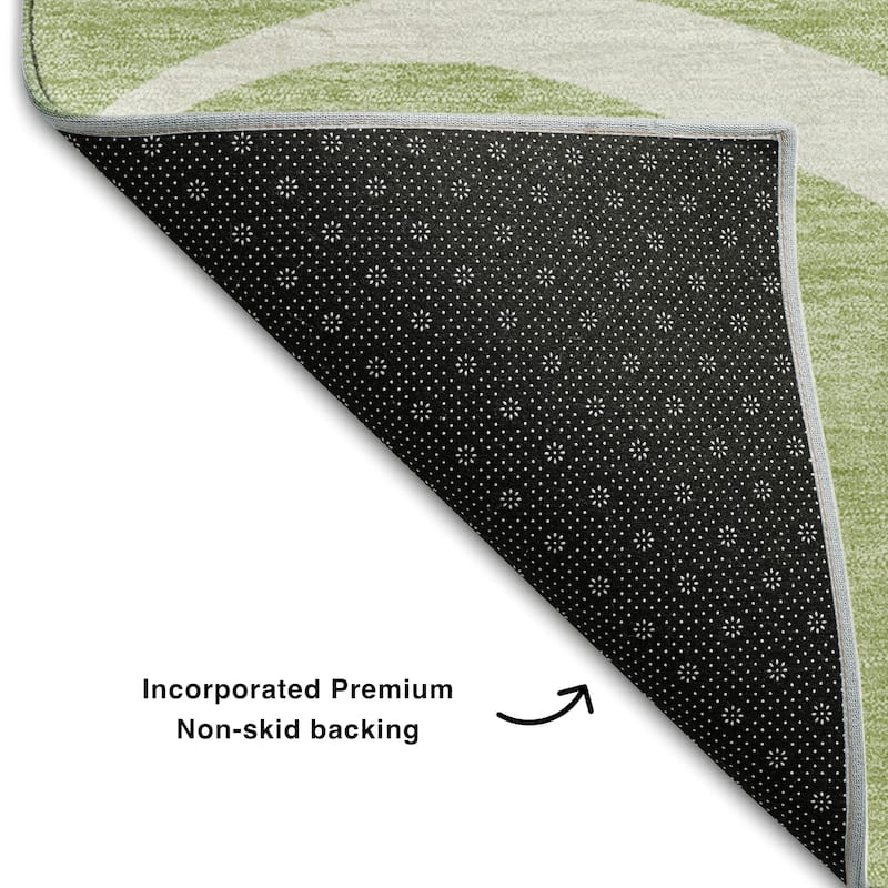 Premium Washable Super Soft Abstract Dash Mayfield Rug
