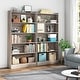 preview thumbnail 12 of 20, 6-Tier Open Bookcase, 72-inch Large Tall Bookshelf with Storage Shelve