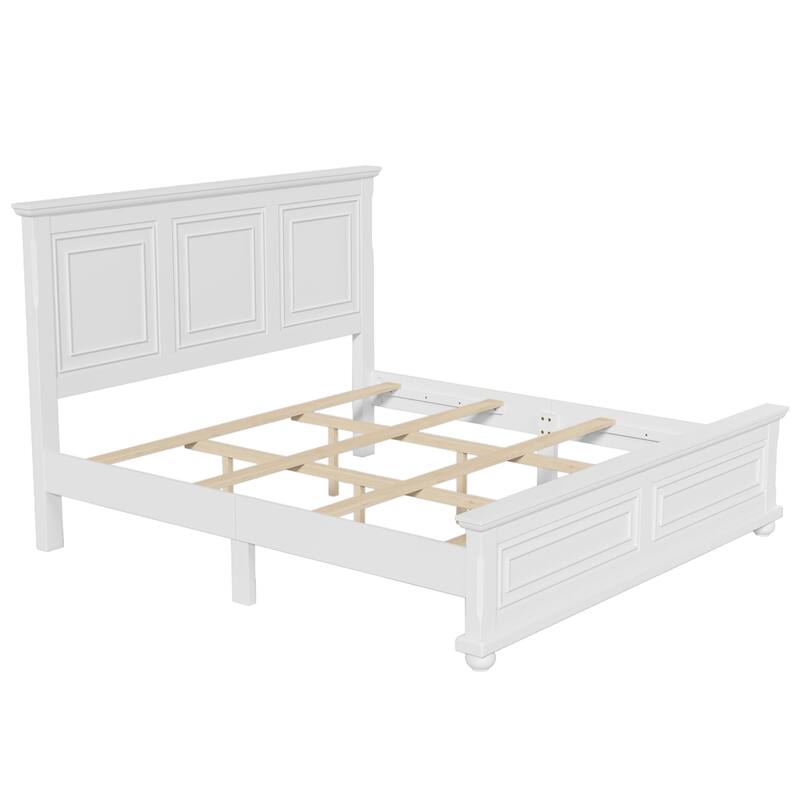 Traditional Town and Country Style Pinewood Vintage Bed