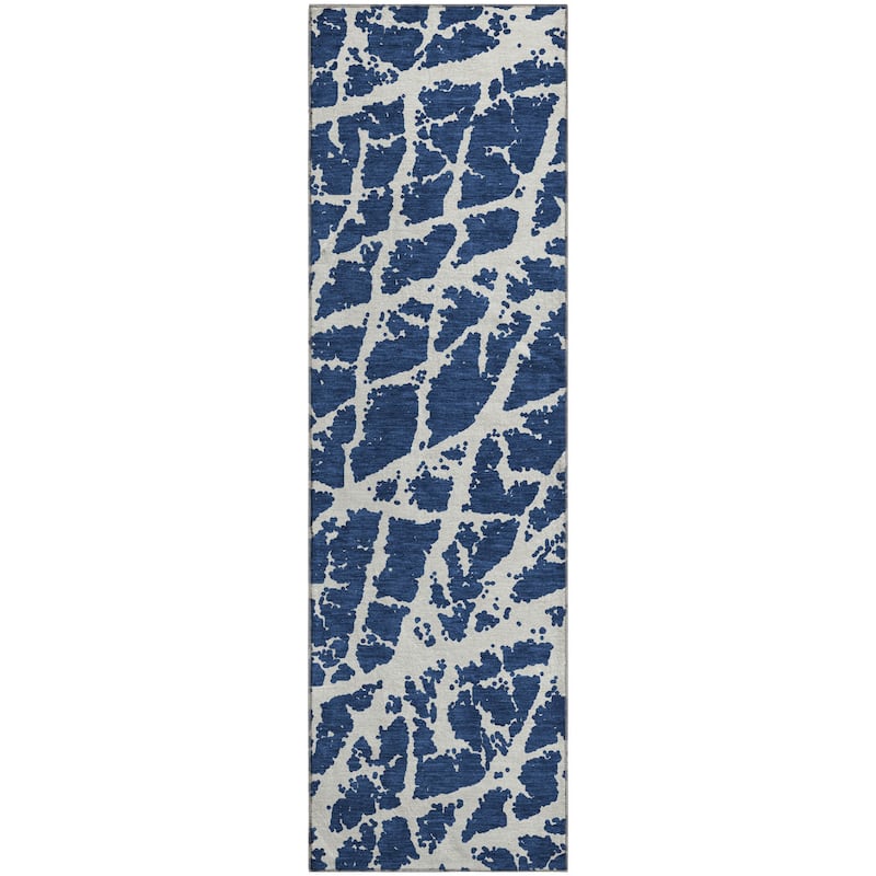 Premium Washable Super Soft Modern Crackle Mayfield Rug