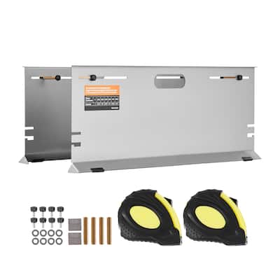 Wheel Alignment Tool, 2-Pack Alignment Tool Toe Plates, Stainless Steel Toe Angle Measurement Tool Plate