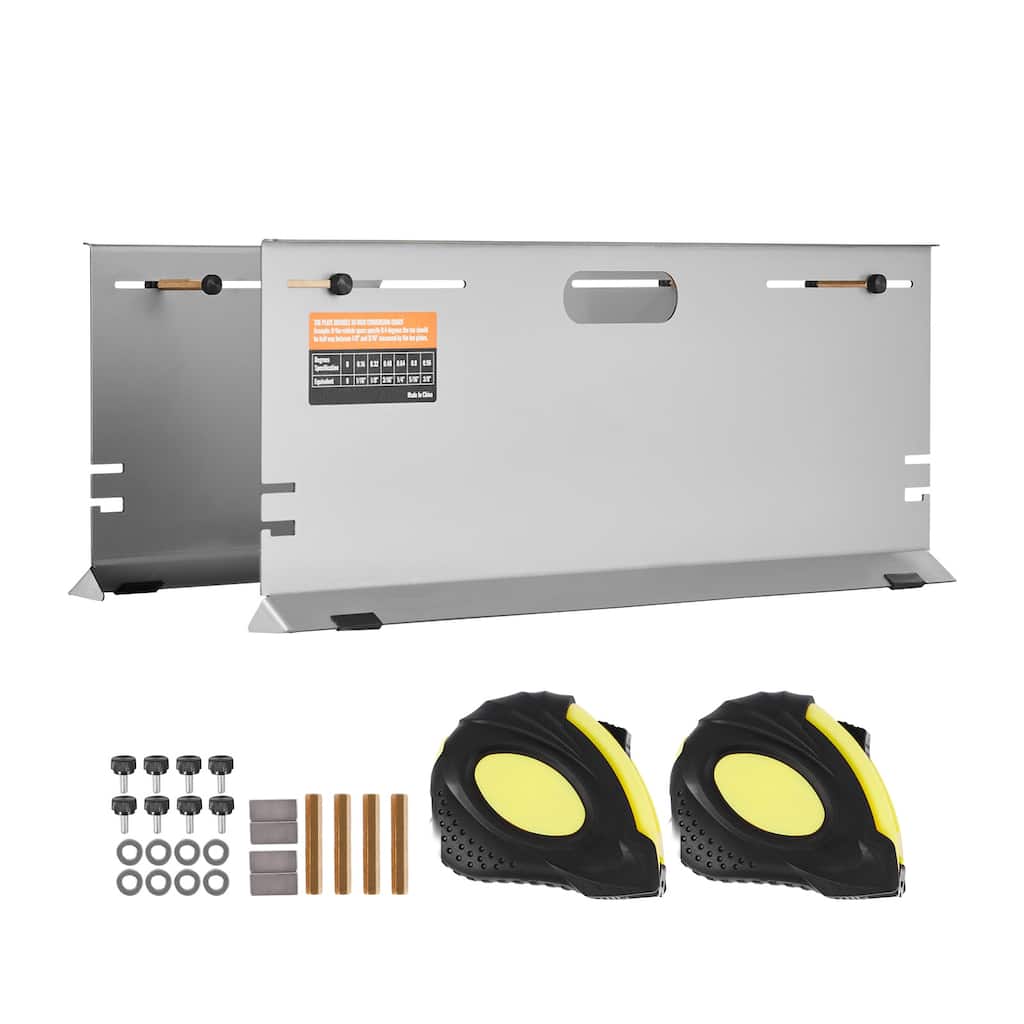 Wheel Alignment Tool, 2-Pack Alignment Tool Toe Plates, Stainless Steel Toe Angle Measurement Tool Plate