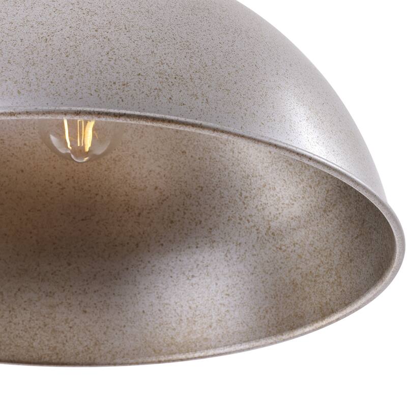 Modern Industrial 1-Light Dome Metal Pendant Light for Kitchen Island