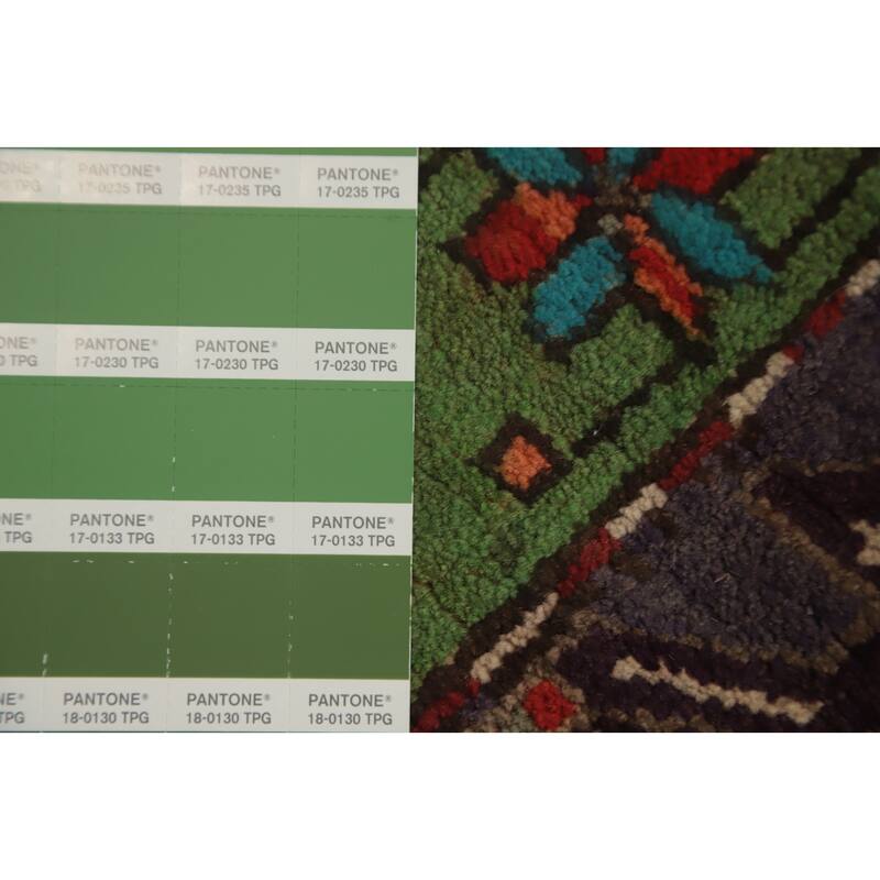 Hand Knotted Oriental 100% Wool Carpet Traditional Tribal Red Meshkin Runner Rug - 11' 5'' X 4' 4''