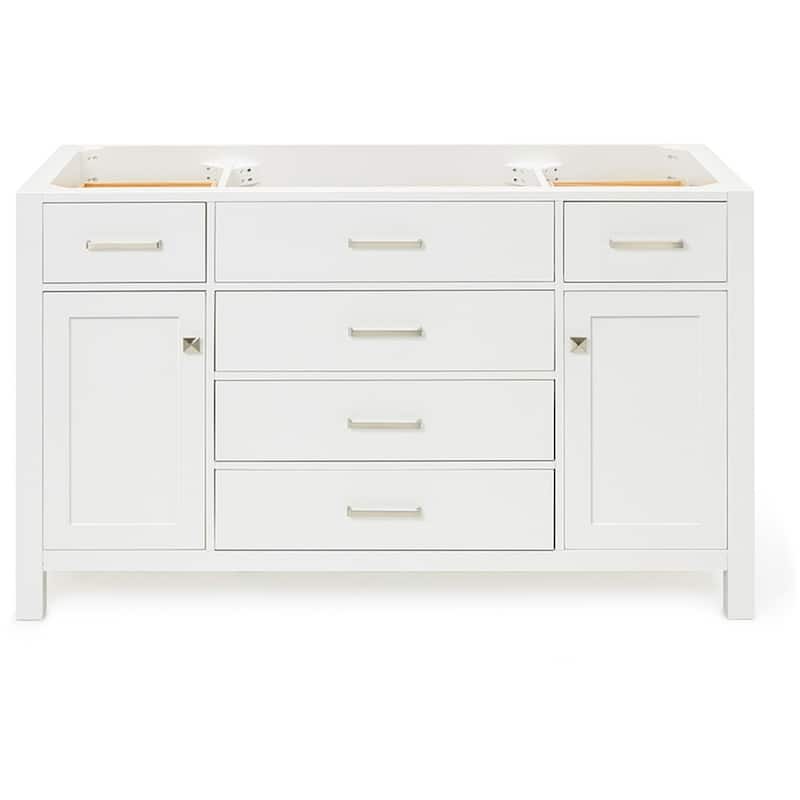 Ariel H054S-BC Bristol 54" Single Free Standing Vanity Cabinet Only - White - Colored