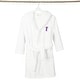 preview thumbnail 50 of 78, Sweet Kids 100% Polyester SUPER PLUSH Double Brushed Hooded Bathrobe with Purple Bookman Monogram