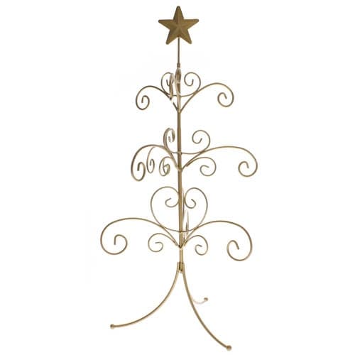 Gold Star Ornament Tree Ornament
