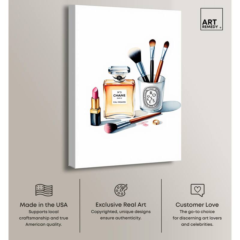 Bottle Beauty Canvas by Art Remedy, Gallery Wrapped