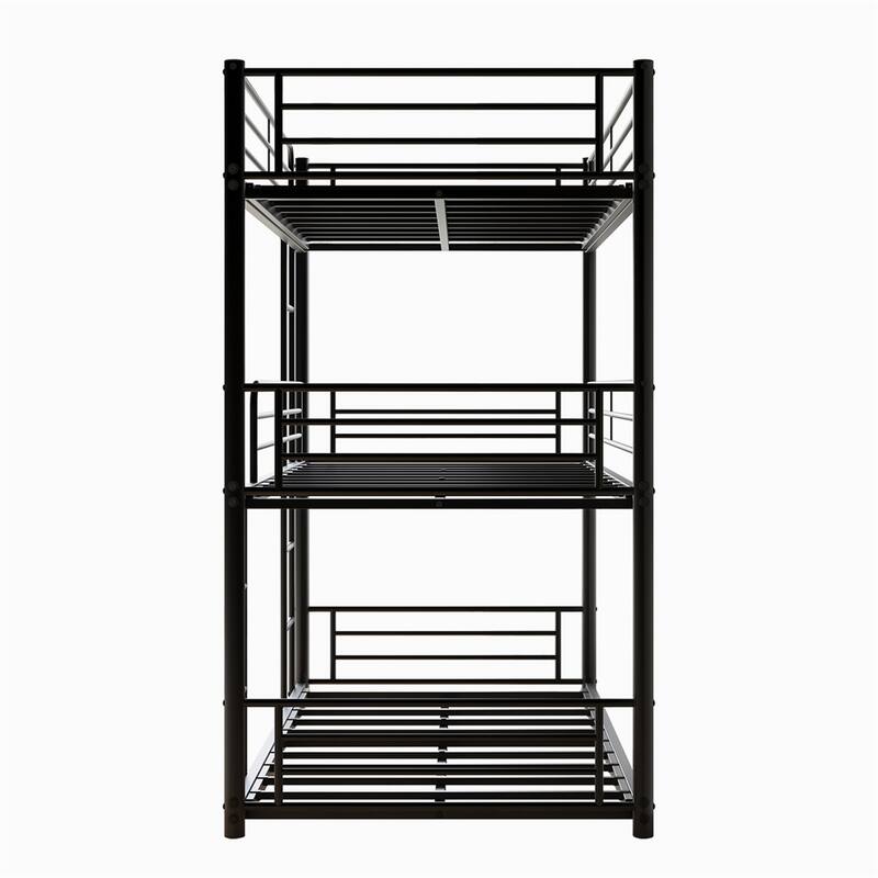 Triple Twin Bunk Beds,Twin Over Twin Over Twin Metal Bunk Bed Frame