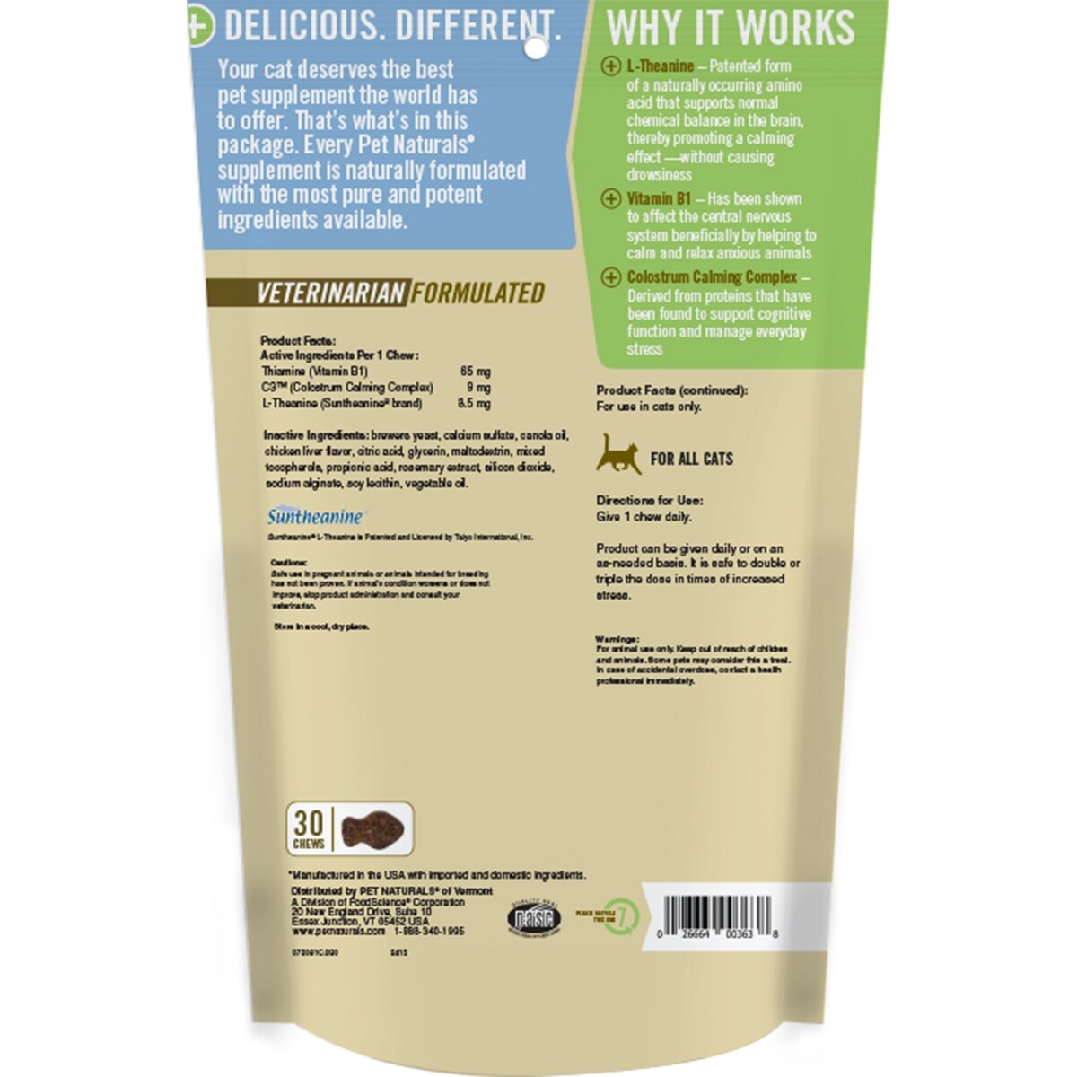 Shop Calming Chews For Cats 30 Pkg Free Shipping On Orders Over
