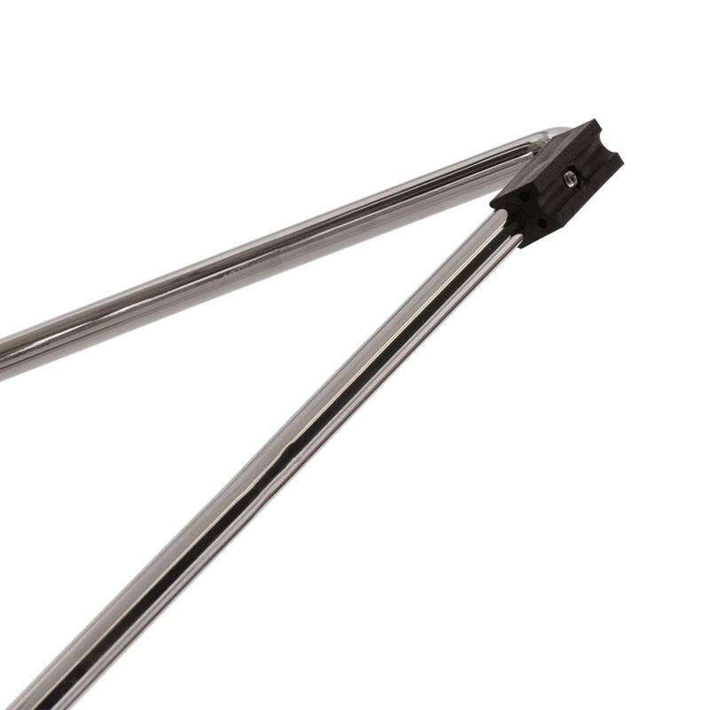 LeisureMod Lima Modern Acrylic Dining Chair with Chrome Base Set of 2