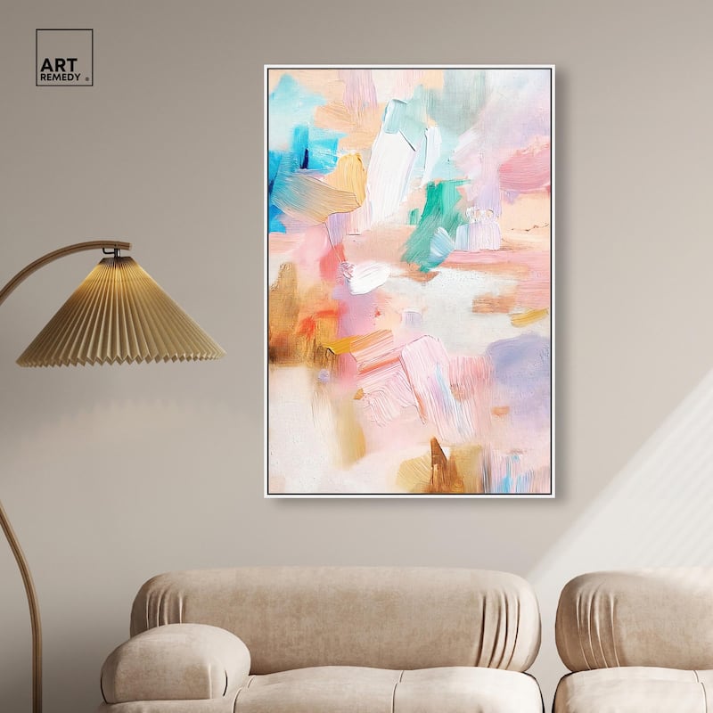 Rose Quartz II Canvas by Art Remedy