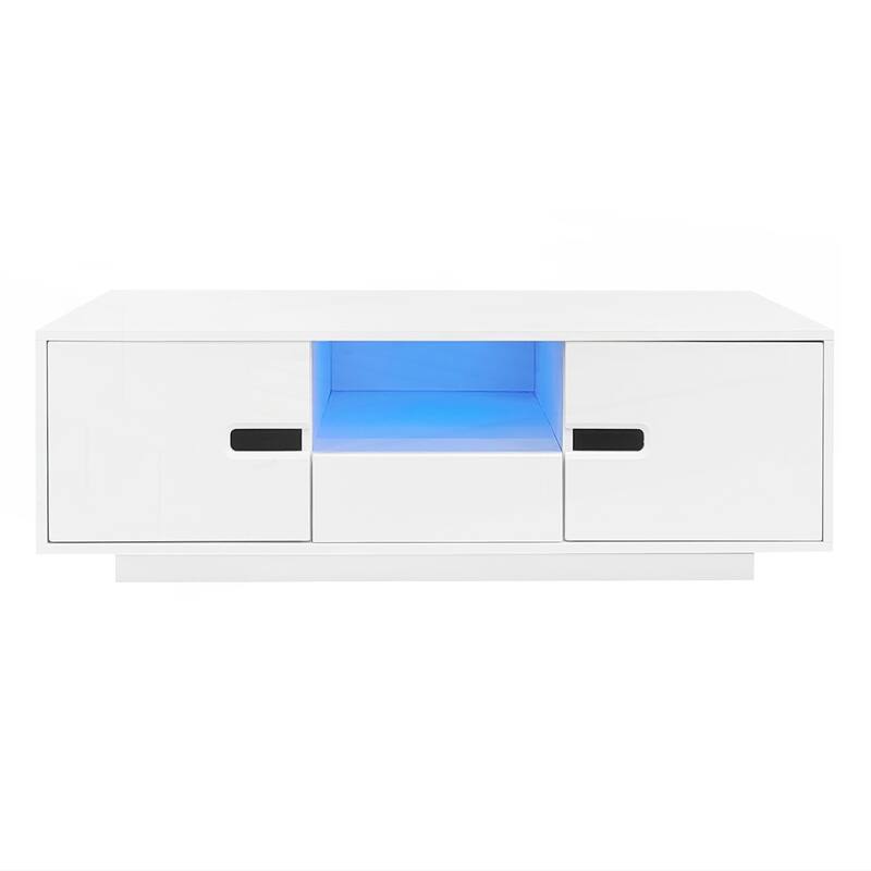 Modern High Glossy Rectangle Coffee Table