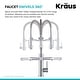 preview thumbnail 10 of 124, Kraus Artec 2-Function Commercial Pulldown Pot Filler Kitchen Faucet