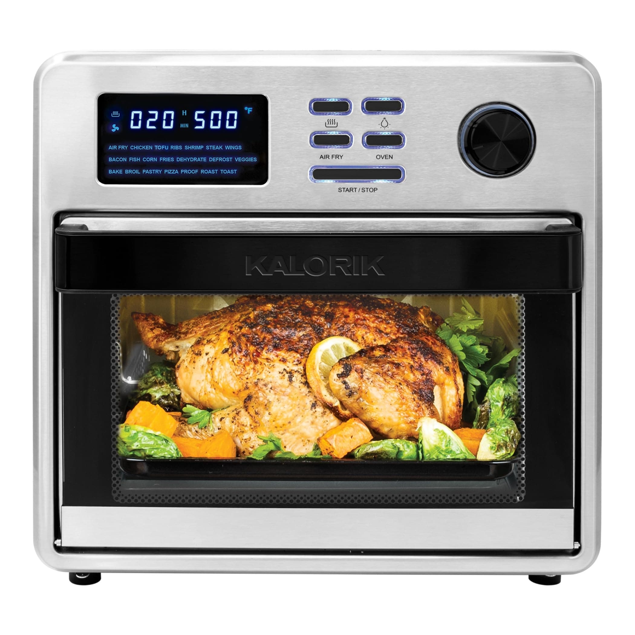 Digital 16 Quart Air Fryer Oven 9 in 1 Countertop Toaster Oven