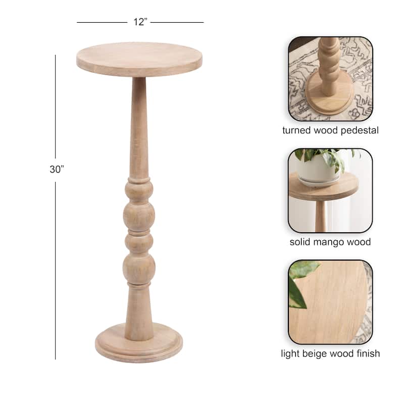 Kate and Laurel Wegner Wooden Drink Table