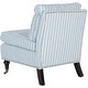 preview thumbnail 5 of 4, SAFAVIEH Randy Light Blue Armless Club Chair - 24" x 29.9" x 32.7"