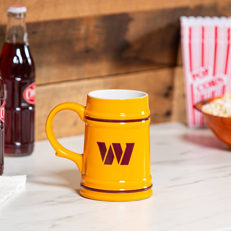 Washington Commanders 24 oz Ceramic Stein Mug