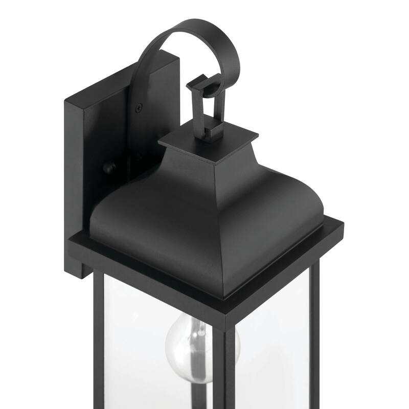 Artcraft Madrid 1-Light Outdoor Wall Sconce - Clear Glass Shade