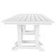 preview thumbnail 21 of 49, Laguna Hdpe All Weather Outdoor Patio 71" Rectangular Dining Table